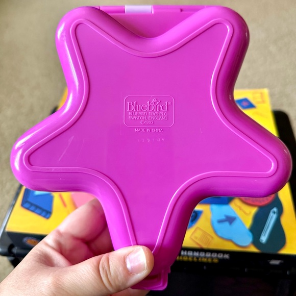 Vintage 1993 Bluebird Toys Polly Pocket Fairy Wonderland Pink Star Compact Only - Picture 4 of 10